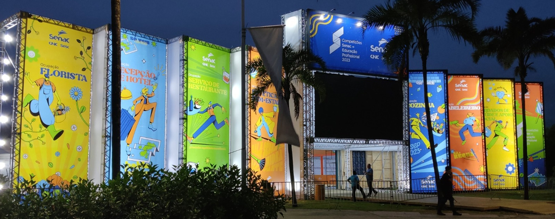 Pórticos de entrada para eventos