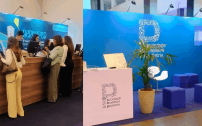 Montagem de estandes no DERMAPED: sofisticação e eficiência para o setor médico