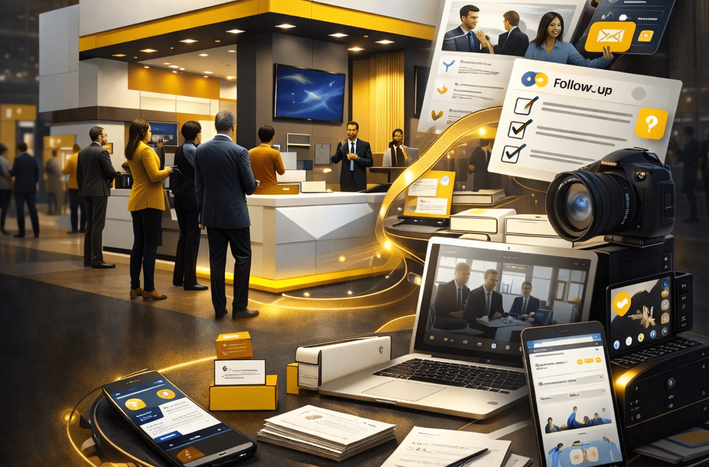 O stand como máquina de resultados.  Quando o evento acaba, os resultados continuam.