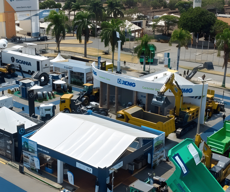 Estandes especiais para a Exposibram.