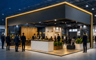 Layout de stand para eventos: por que alguns stands convidam a entrar e outros não