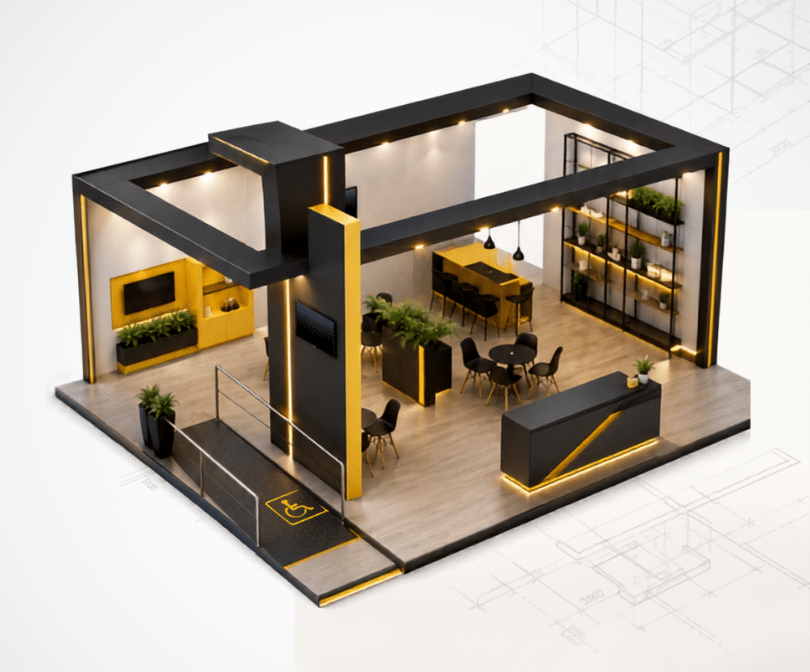 O que avaliar antes de aprovar um projeto 3D de stand